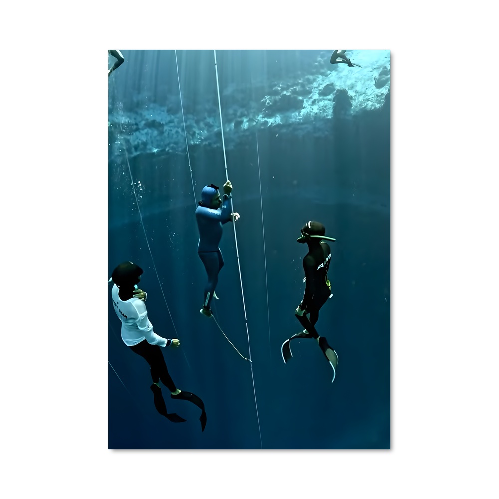 Poster Vertical blue